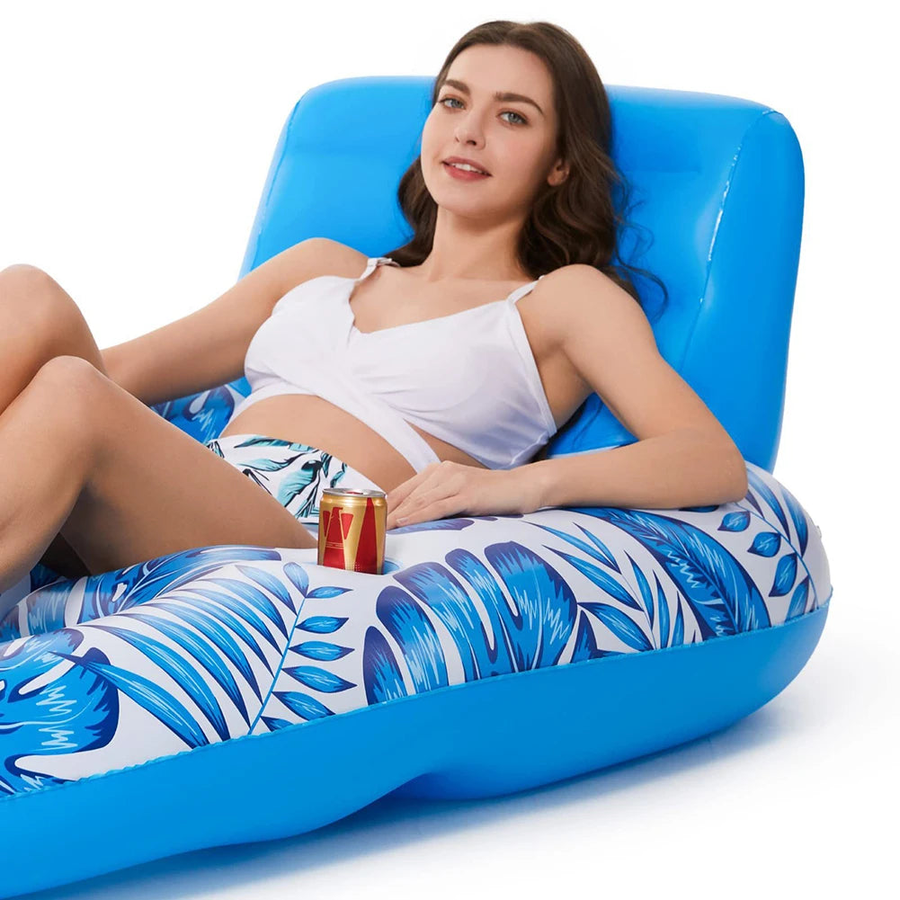 1PCS Summer Air Mattresses Inflatable Water Sleeping Bed Floating Lounger Air Mattress Outdoor Toys Play Row Inflatable Air Bed